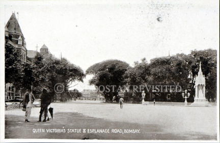 /data/Original Prints/Topography Views, City Views, Landscapes/QUEEN VICTORIA S STATUE AND ESPLANADE ROAD BOMBAY.jpg